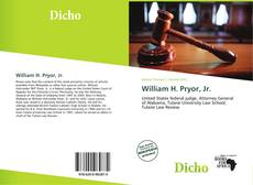 Bookcover of William H. Pryor, Jr.