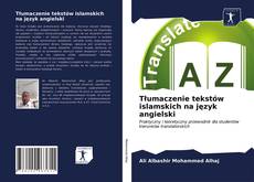 Portada del libro de Tłumaczenie tekstów islamskich na język angielski