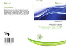 Buchcover von Patrick Goots