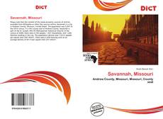 Savannah, Missouri kitap kapağı