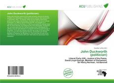 John Duckworth (politician)的封面