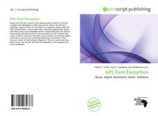 Bookcover of GPL Font Exception