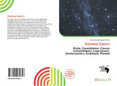 Portada del libro de Gamma Cancri