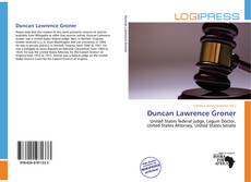 Duncan Lawrence Groner kitap kapağı