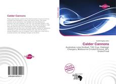 Portada del libro de Calder Cannons