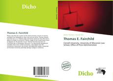 Bookcover of Thomas E. Fairchild