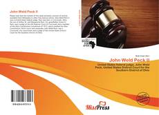 Bookcover of John Weld Peck II