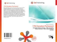 Portada del libro de 17th Canadian Parliament