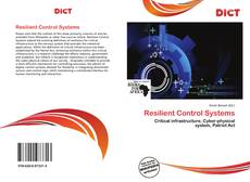 Capa do livro de Resilient Control Systems 