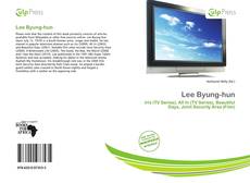 Copertina di Lee Byung-hun