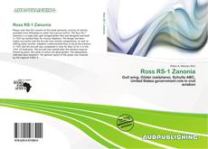 Buchcover von Ross RS-1 Zanonia