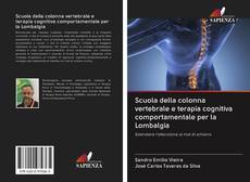 Scuola della colonna vertebrale e terapia cognitiva comportamentale per la Lombalgia kitap kapağı