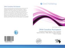 Bookcover of 28th Canadian Parliament