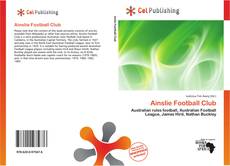 Portada del libro de Ainslie Football Club