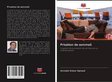 Bookcover of Privation de sommeil