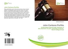 Buchcover von John Carbone Porfilio