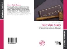 Buchcover von Henry Wade Rogers