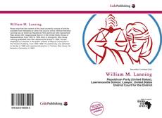 Bookcover of William M. Lanning