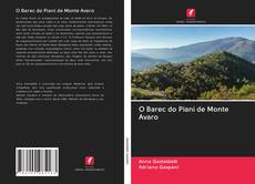 O Barec do Piani de Monte Avaro kitap kapağı
