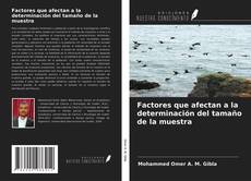 Bookcover of Factores que afectan a la determinación del tamaño de la muestra