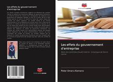 Buchcover von Les effets du gouvernement d'entreprise