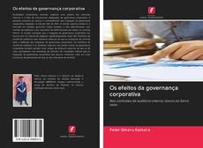Buchcover von Os efeitos da governança corporativa