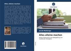 Capa do livro de Alles alleine machen 