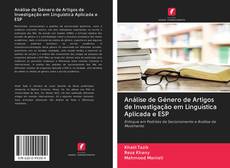 Copertina di Análise de Género de Artigos de Investigação em Linguística Aplicada e ESP