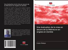 Capa do livro de Une évaluation de la mise en œuvre de la littérature en anglais en Zambie 