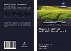 Capa do livro de Moderne trends in het onderwijs in Georgië - deel 2 