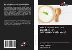 Portada del libro de Microincapsulamento dei probiotici e loro incorporazione nello yogurt