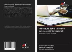 Buchcover von Procedura per la selezione dei mercati internazionali