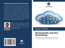 Capa do livro de Hermeneutik und ihre Anwendung 