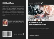 Gestionar el HRD Procedimientos legales kitap kapağı