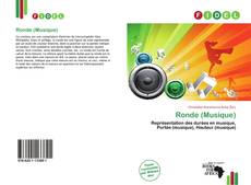 Capa do livro de Ronde (Musique) 