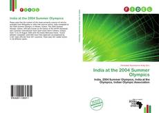 Buchcover von India at the 2004 Summer Olympics