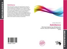 Buchcover von Admittance