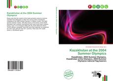 Buchcover von Kazakhstan at the 2004 Summer Olympics