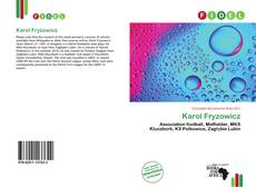 Capa do livro de Karol Fryzowicz 