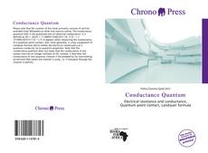 Bookcover of Conductance Quantum