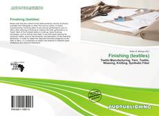 Portada del libro de Finishing (textiles)