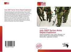 Capa do livro de July 2007 Syrian Arms Depot Explosion 