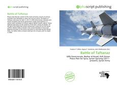 Battle of Taftanaz kitap kapağı