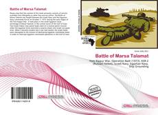 Capa do livro de Battle of Marsa Talamat 