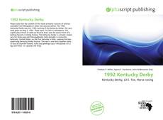 Capa do livro de 1992 Kentucky Derby 
