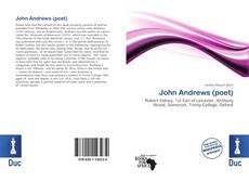 Portada del libro de John Andrews (poet)