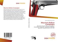 Bookcover of Maurice's Balkan Campaigns