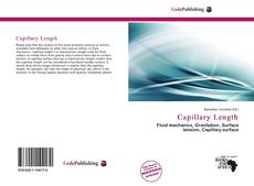 Bookcover of Capillary Length