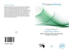 Bookcover of Capillary Wave