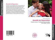 Buchcover von Anxiété de Séparation